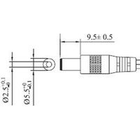 2.5mm DC PLUG WITH LEAD 