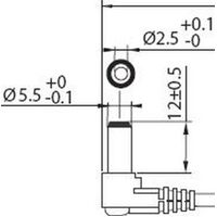 2.5mm DC PLUG WITH LEAD 