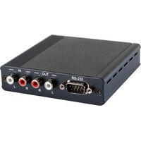 .ANALOGUE AUDIO/RS-232 OVER SINGLE CAT5e/6/7 TRANSMITTER AND RECEIVER 