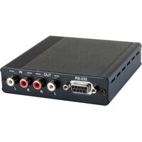 .ANALOGUE AUDIO/RS-232 OVER SINGLE CAT5e/6/7 TRANSMITTER AND RECEIVER 