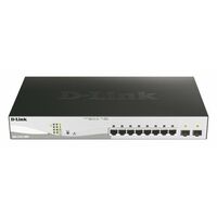 10-PORT GIGABIT WEBSMART POE SWITCH WITH 8 POE RJ45 AND 2 SFP PORTS. POE BUDGET 130W. 