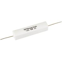 10 W Audio Grade Resistor - Dayton Audio | Value: 1.5 Ohm | Size: 48mm x 10mm x 10mm | For Zobel Networks | Fixed L-Pad Attenuator Circuits   