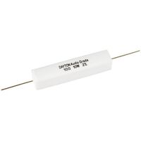 10 W Audio Grade Resistor - Dayton Audio | Value: 10 Ohm | Size: 48mm x 10mm x 10mm | For Zobel Networks | Fixed L-Pad Attenuator Circuits   
