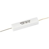 10 W Audio Grade Resistor - Dayton Audio | Value: 12.5 Ohm | Size: 48mm x 10mm x 10mm | For Zobel Networks | Fixed L-Pad Attenuator Circuits   