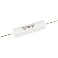 10 W Audio Grade Resistor - Dayton Audio | Value: 4 Ohm | Size: 48mm x 10mm x 10mm | For Zobel Networks | Fixed L-Pad Attenuator Circuits   
