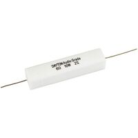 10 W Audio Grade Resistor - Dayton Audio | Value: 6 Ohm | Size: 48mm x 10mm x 10mm | For Zobel Networks | Fixed L-Pad Attenuator Circuits   