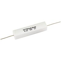 10 W Audio Grade Resistor - Dayton Audio | Value: 6.5 Ohm | Size: 48mm x 10mm x 10mm | For Zobel Networks | Fixed L-Pad Attenuator Circuits    