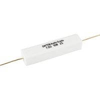 10 W Audio Grade Resistor - Dayton Audio | Value: 7.5 Ohm | Size: 48mm x 10mm x 10mm | For Zobel Networks | Fixed L-Pad Attenuator Circuits  