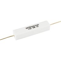 10 W Audio Grade Resistor - Dayton Audio | Value: 7.5 Ohm | Size: 48mm x 10mm x 10mm | For Zobel Networks | Fixed L-Pad Attenuator Circuits  