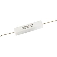 10 W Audio Grade Resistor - Dayton Audio | Value: 9.1 Ohm | Size: 48mm x 10mm x 10mm | For Zobel Networks | Fixed L-Pad Attenuator Circuits  