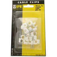 CABLE CLIPS ROUND - BULK 