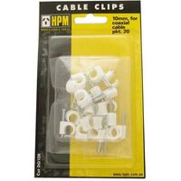 CABLE CLIPS COAX & POWER CORD 