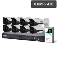 PROFESSIONAL 16 CHANNEL 8x 8MP FIXED LENS HD-CVI-AI KIT 