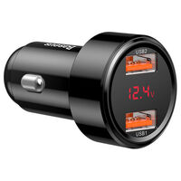 45W DUAL USB CAR CHARGER QC3.0 