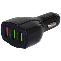 35W TRIPLE USB CHARGER WITH QC3.0 PORT 