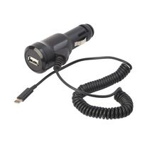 CAR CHARGER USB + LIGHTNING 3.1A 