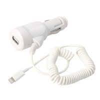 CAR CHARGER USB + LIGHTNING 3.1A 