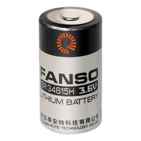 Lithium Thionyl Chloride "D" Size Battery | Capacity: 20Ah | 3.6V | Type: Button
