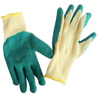 GLOVES COTTON WITH LATEX GRIP 