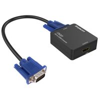 VGA TO HDMI CONVERTER WITH AUDIO 1080p 