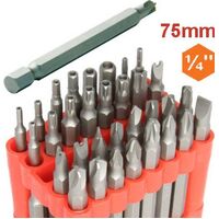 Universal ¼” HEX TIP KIT - LONG SHAFT - 32 PIECE  spare part