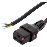 IEC-LOCK C19 LEAD TO BARE END 