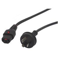 IEC-LOCK C13 TO MAINS CORD 