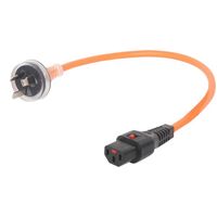 IEC-LOCK C13 TO 10A GPO PLUG - MEDICAL 
