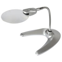 MAGNIFIER WITH LED AND DESK STAND 