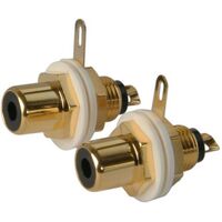 Daichi RCA PANEL SOCKET GOLD PLATED INSULATED  spare part