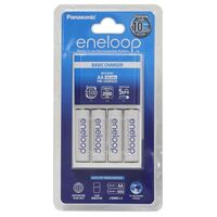 Eneloop Battery Charger with 4x"AA" Ni-Mh Rechargeable Batteries 