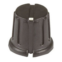 KNOBS BLACK PLASTIC 