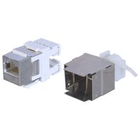 CAT5E FSTP RJ45 KEYSTONE JACK DUAL IDC TYPE 