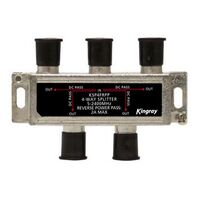 4 WAY F-TYPE SPLITTER REVERSE POWER PASS 