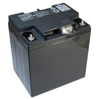 SLA Cyclic & Standby Battery Panasonic | Capacity: 28Ah | 12V | Terminal: Nut & Bolt | For UPS | For Emergency Lights | For Alarm System and more  