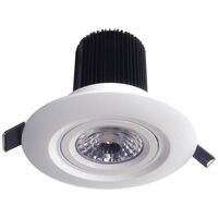 12W DIMMABLE LED GIMBLE 20° DOWNLIGHT 100mm 