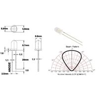 Universal 5mm WIDE BEAM LEDS  spare part