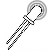 Universal 5mm 2Hz FLASHING DIODE  spare part