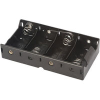 4x“D” Cell Holder | Size: 30mm x 75mm x 140mm