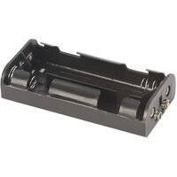 2x“D” Cell Holder | Size: 25mm x 55mm x 110mm