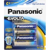 Alkaline Battery C - Panasonic Evolta | 1.5V | For Electronics | For Hobby