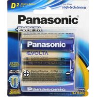 Alkaline Battery D - Panasonic Evolta | 1.5V | For Electronics | For Hobby