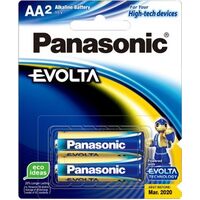 Alkaline Battery AA - Panasonic Evolta | 1.5V | For Electronics | For Hobby