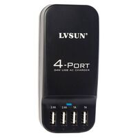 34W USB INTELLIGENT CHARGER 4 PORT 