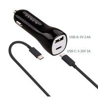 45W USB AND TYPE-C CAR CHARGER QC3.0 
