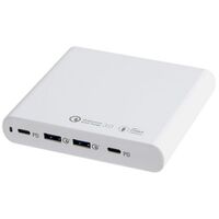87W USB-C QC3.0 CHARGER WITH LAPTOP PLUGS 