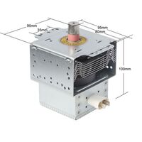 Magnetron All-Inline | Frequency: 2460MHz | Power: 1000W | To Replace 2M248H, 2M248H-B, 6324W1A001N, 6324W1A001K