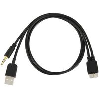 MICRO USB 3.0 CABLE WITH AUDIO OUT 