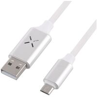 1M USB TO MICRO USB CABLE 2.4A WITH LED 