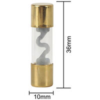 High Current Car-AMP Fuse | Rating: 10 A | Dimensions: 5AG 10mm x 36mm 